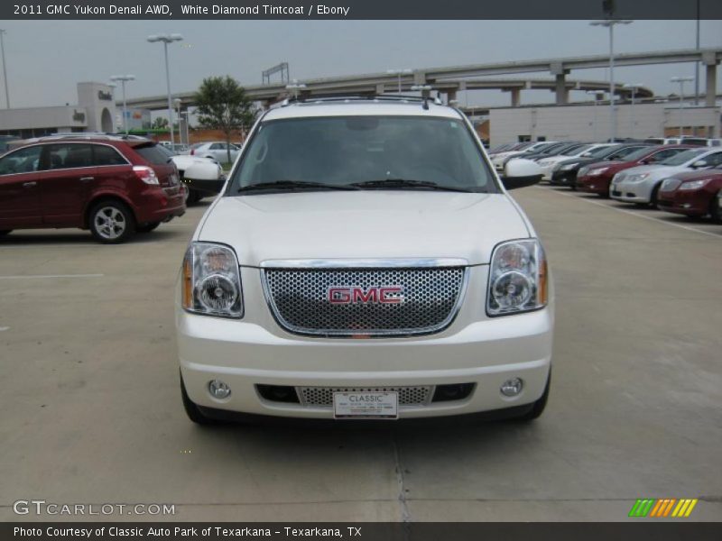 White Diamond Tintcoat / Ebony 2011 GMC Yukon Denali AWD