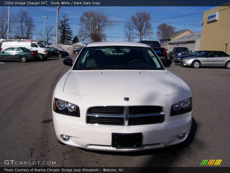 Stone White / Dark Slate Gray 2009 Dodge Charger SXT