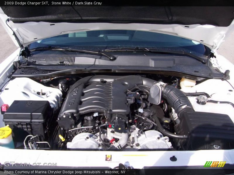 Stone White / Dark Slate Gray 2009 Dodge Charger SXT