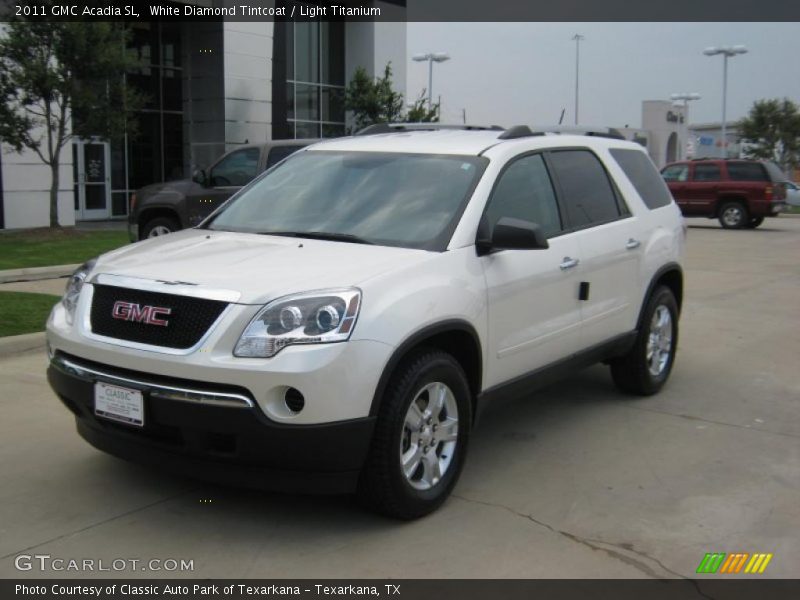 White Diamond Tintcoat / Light Titanium 2011 GMC Acadia SL