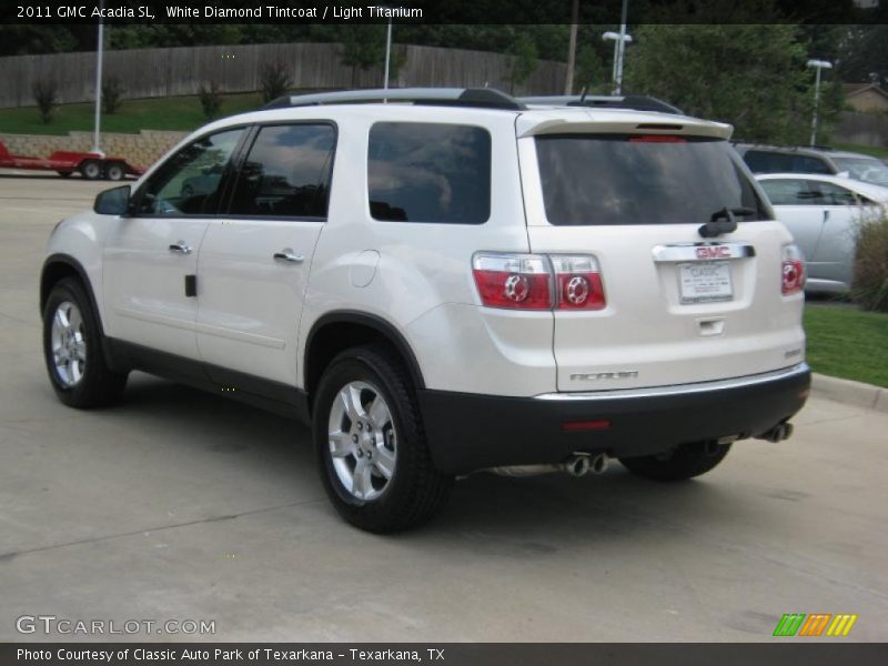 White Diamond Tintcoat / Light Titanium 2011 GMC Acadia SL