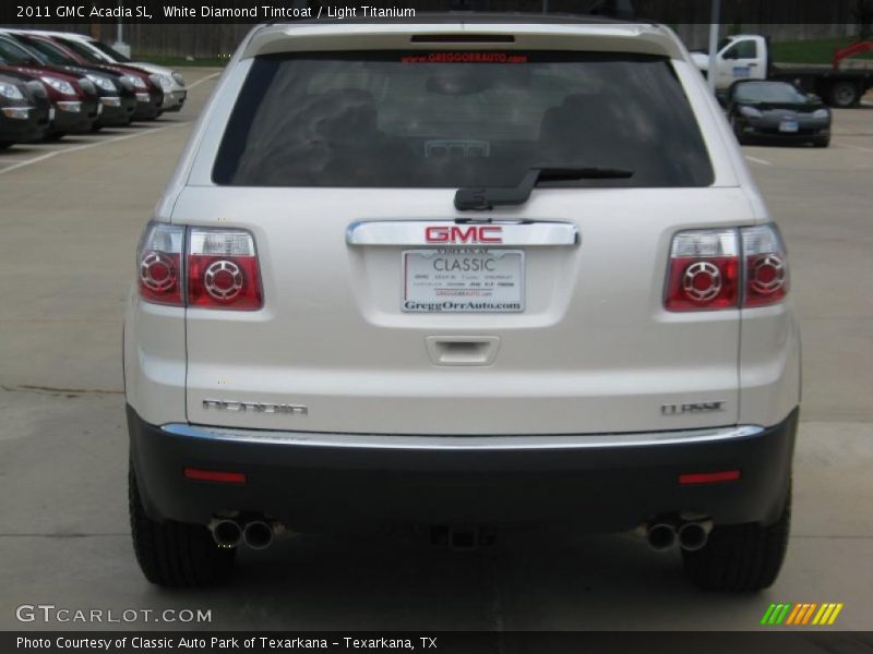White Diamond Tintcoat / Light Titanium 2011 GMC Acadia SL