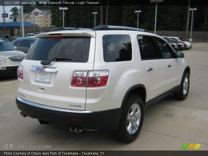 White Diamond Tintcoat / Light Titanium 2011 GMC Acadia SL