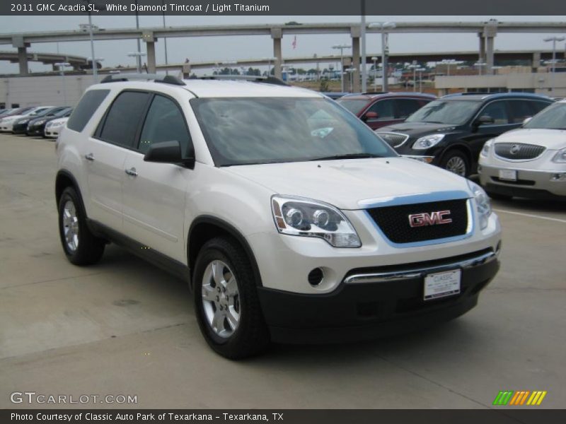 White Diamond Tintcoat / Light Titanium 2011 GMC Acadia SL