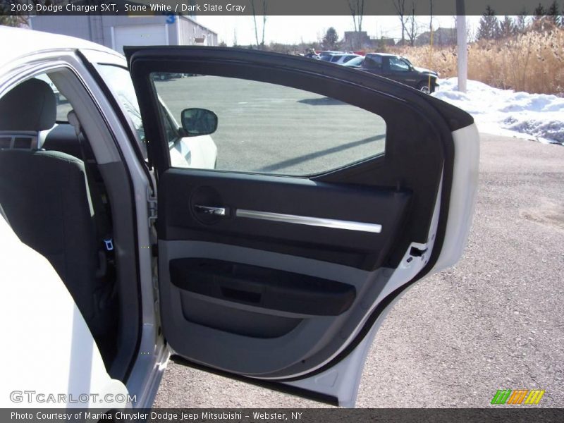 Stone White / Dark Slate Gray 2009 Dodge Charger SXT