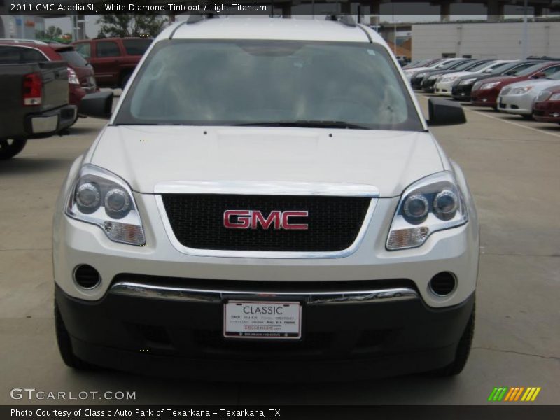 White Diamond Tintcoat / Light Titanium 2011 GMC Acadia SL