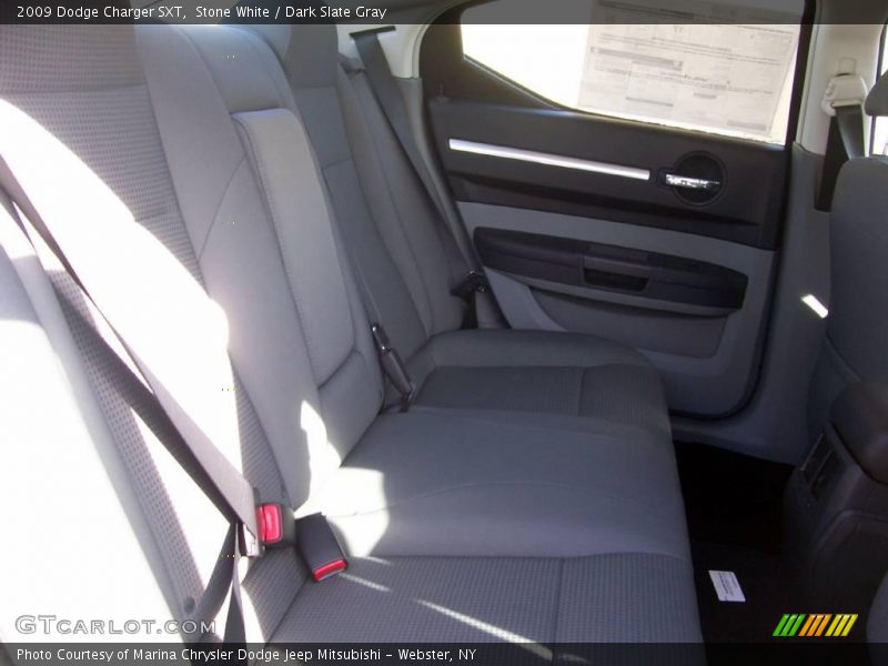 Stone White / Dark Slate Gray 2009 Dodge Charger SXT