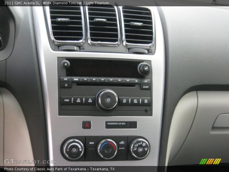 White Diamond Tintcoat / Light Titanium 2011 GMC Acadia SL