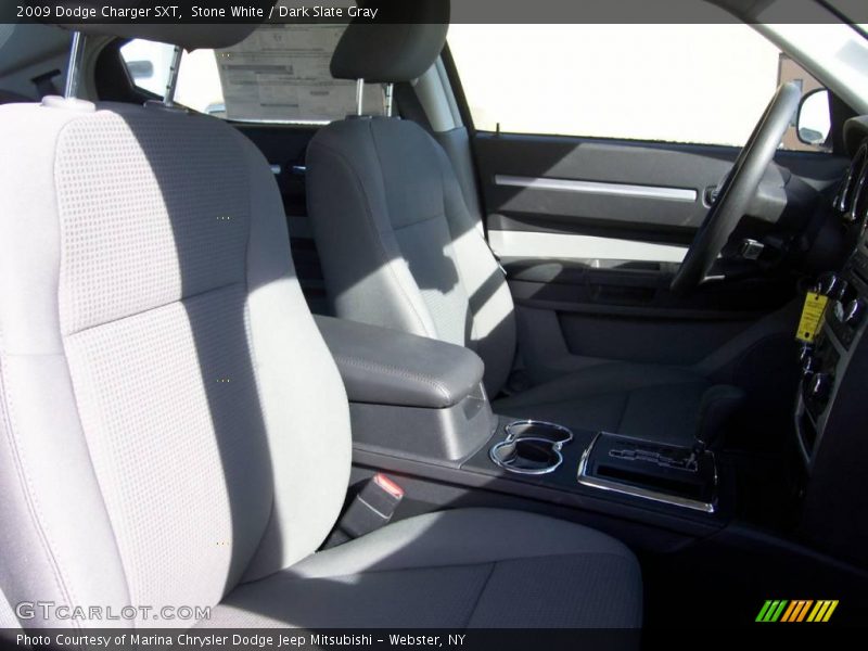 Stone White / Dark Slate Gray 2009 Dodge Charger SXT
