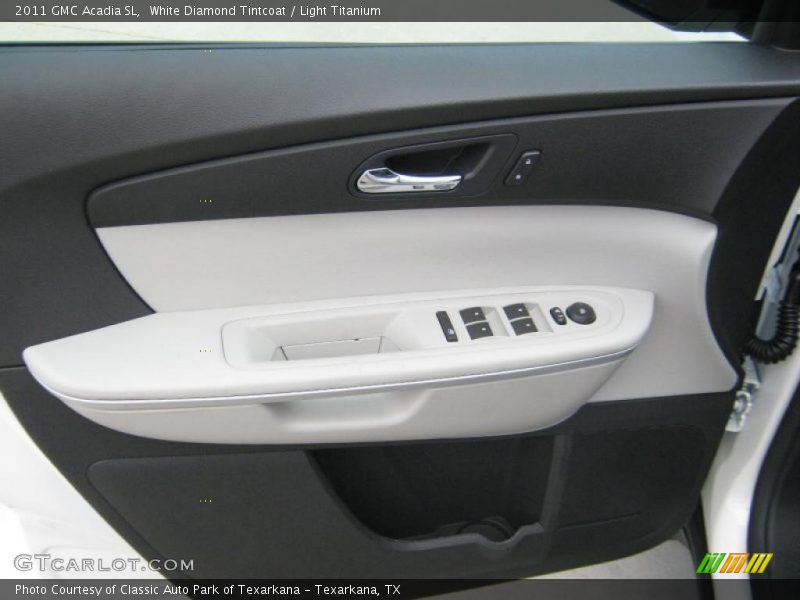 White Diamond Tintcoat / Light Titanium 2011 GMC Acadia SL
