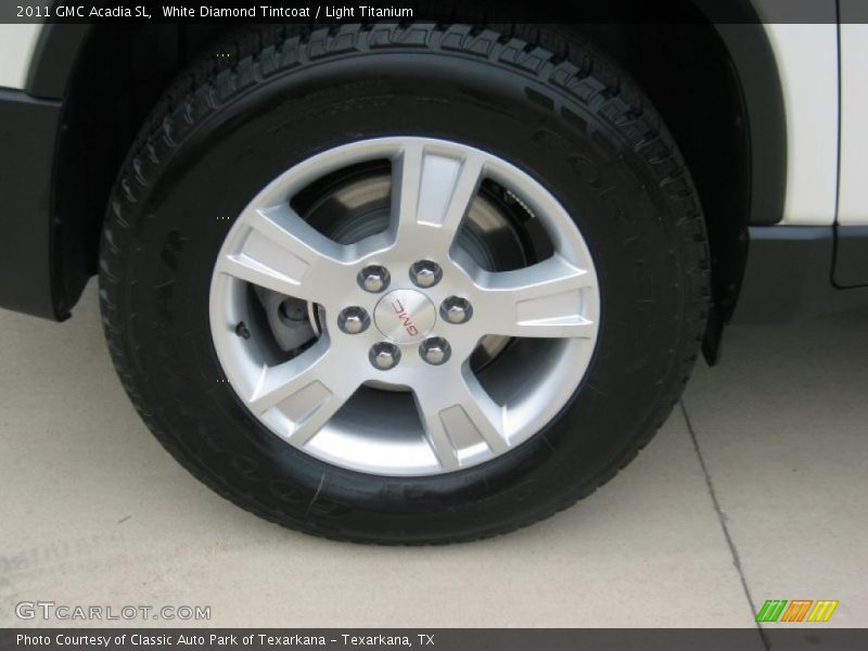 White Diamond Tintcoat / Light Titanium 2011 GMC Acadia SL