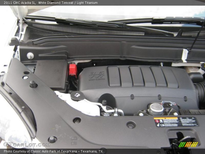 White Diamond Tintcoat / Light Titanium 2011 GMC Acadia SL