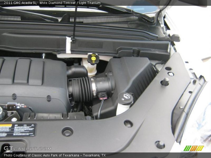 White Diamond Tintcoat / Light Titanium 2011 GMC Acadia SL