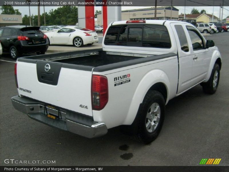 Avalanche White / Charcoal Black 2008 Nissan Frontier Nismo King Cab 4x4