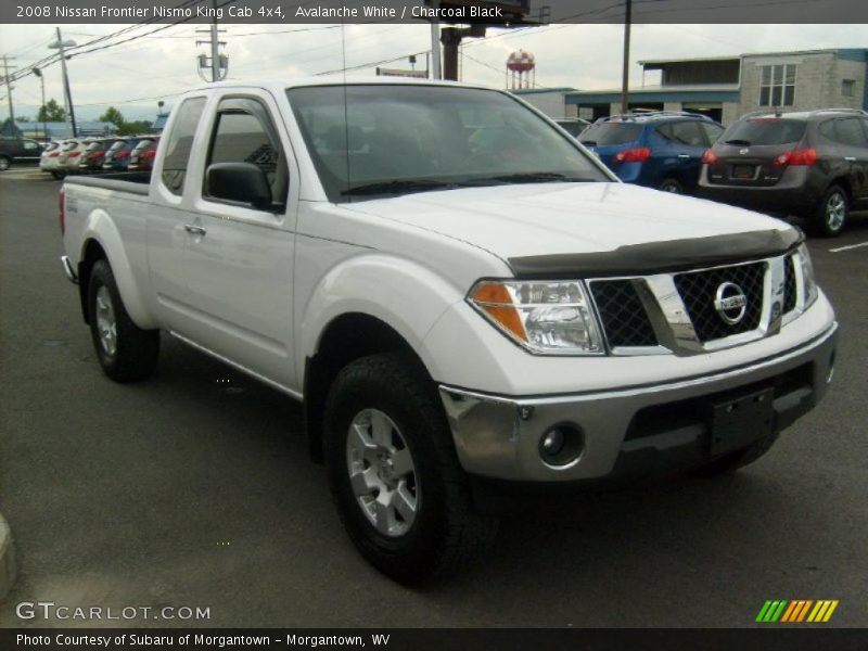 Avalanche White / Charcoal Black 2008 Nissan Frontier Nismo King Cab 4x4