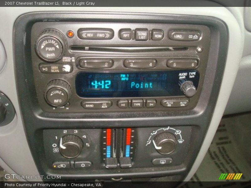 Black / Light Gray 2007 Chevrolet TrailBlazer LS