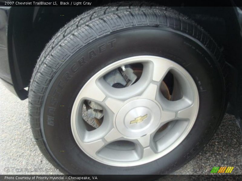 Black / Light Gray 2007 Chevrolet TrailBlazer LS