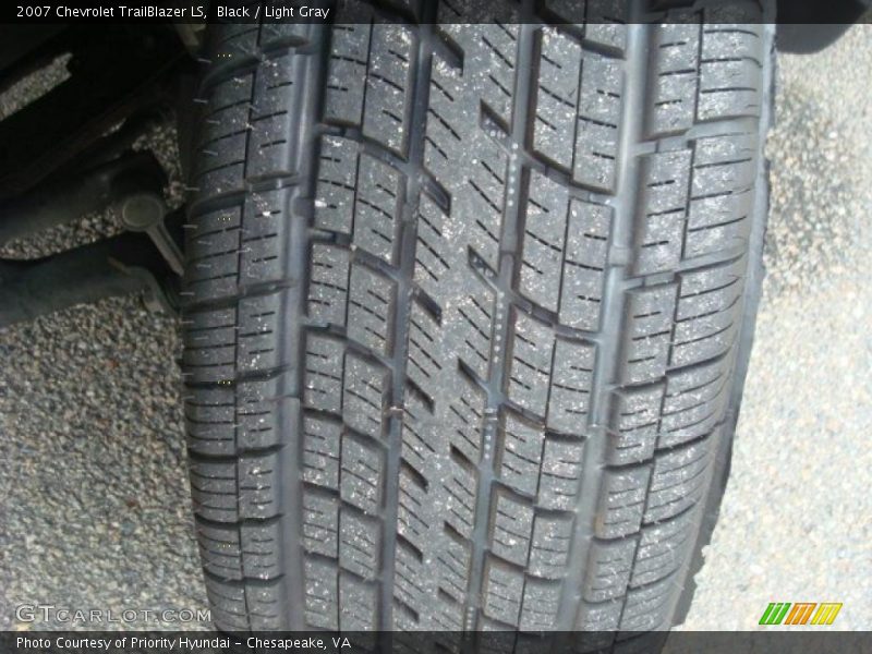 Black / Light Gray 2007 Chevrolet TrailBlazer LS