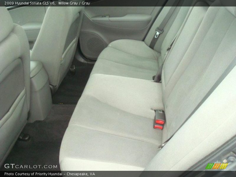 Willow Gray / Gray 2009 Hyundai Sonata GLS V6