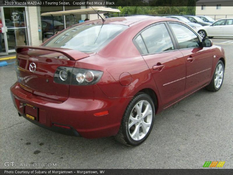 Copper Red Mica / Black 2009 Mazda MAZDA3 i Touring Sedan