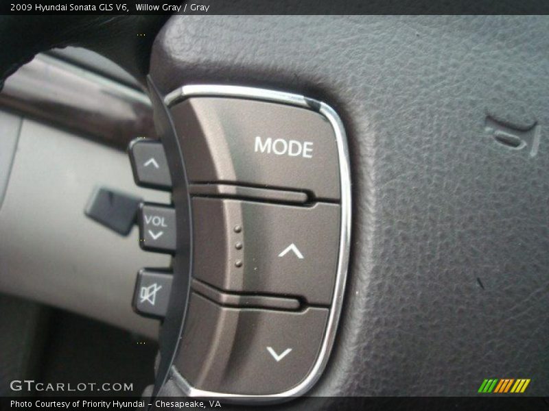 Willow Gray / Gray 2009 Hyundai Sonata GLS V6