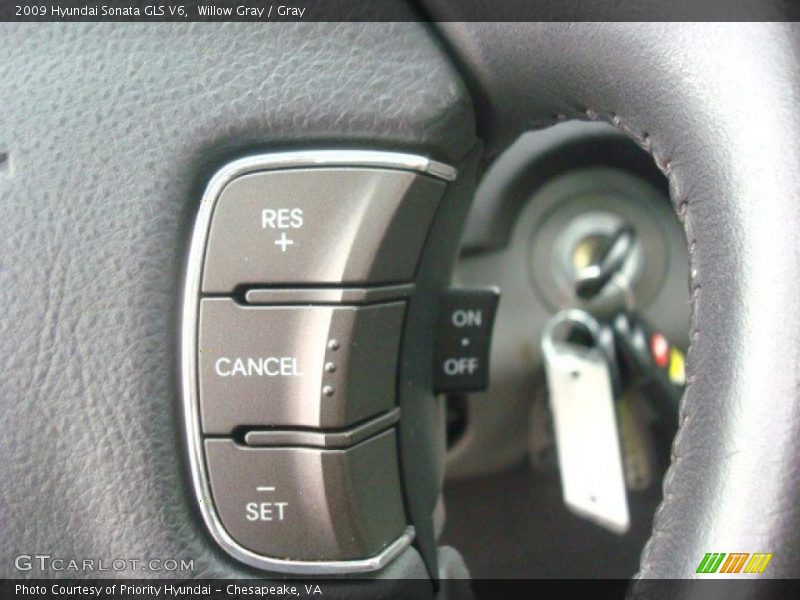 Willow Gray / Gray 2009 Hyundai Sonata GLS V6