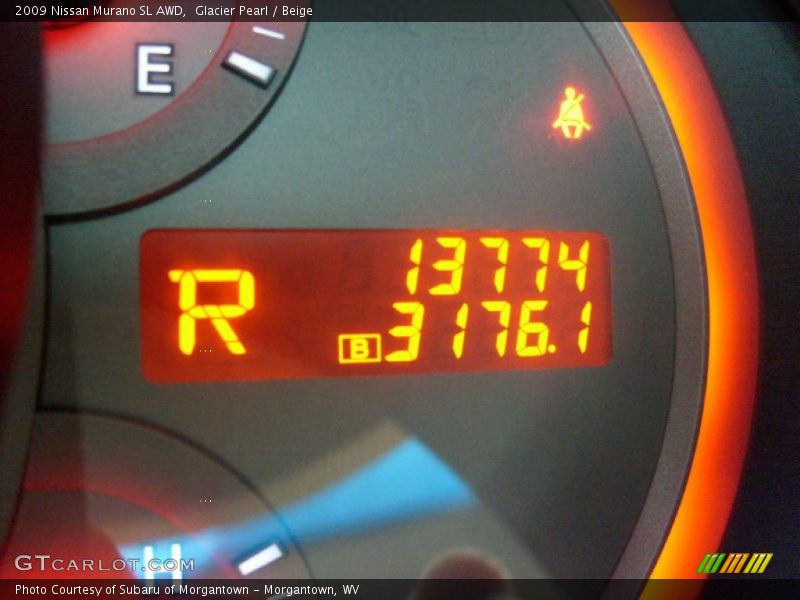 Glacier Pearl / Beige 2009 Nissan Murano SL AWD