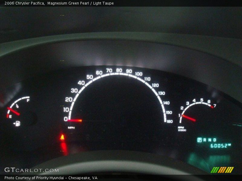 Magnesium Green Pearl / Light Taupe 2006 Chrysler Pacifica