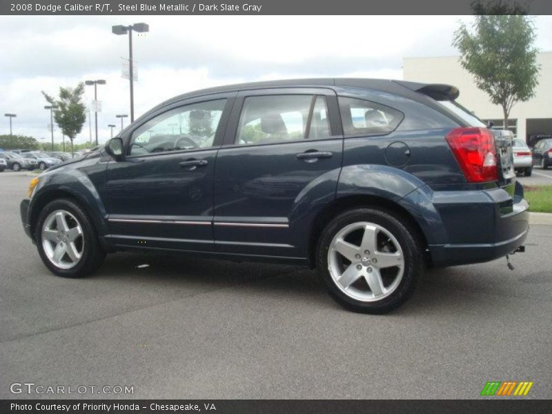 Steel Blue Metallic / Dark Slate Gray 2008 Dodge Caliber R/T