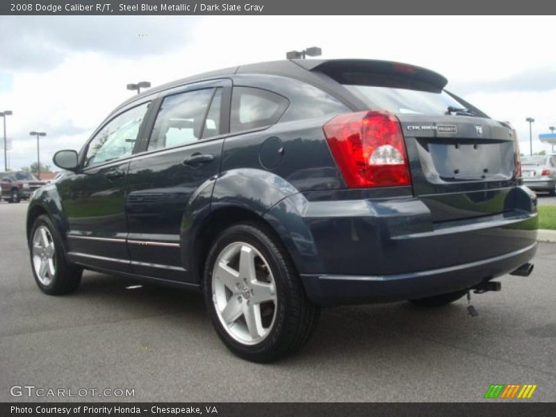 Steel Blue Metallic / Dark Slate Gray 2008 Dodge Caliber R/T