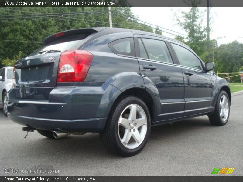 Steel Blue Metallic / Dark Slate Gray 2008 Dodge Caliber R/T