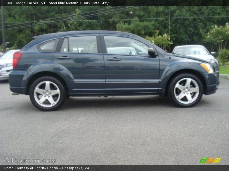 Steel Blue Metallic / Dark Slate Gray 2008 Dodge Caliber R/T