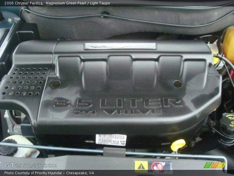 Magnesium Green Pearl / Light Taupe 2006 Chrysler Pacifica