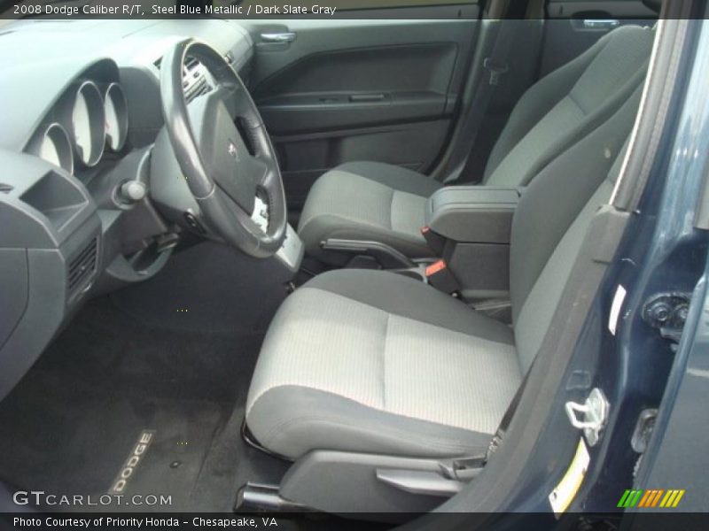 Steel Blue Metallic / Dark Slate Gray 2008 Dodge Caliber R/T