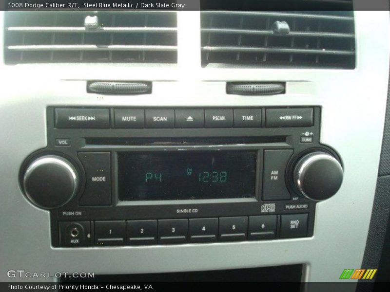 Steel Blue Metallic / Dark Slate Gray 2008 Dodge Caliber R/T