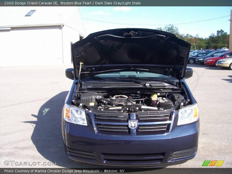 Modern Blue Pearl / Dark Slate Gray/Light Shale 2009 Dodge Grand Caravan SE