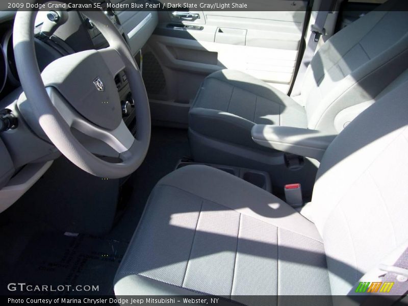 Modern Blue Pearl / Dark Slate Gray/Light Shale 2009 Dodge Grand Caravan SE