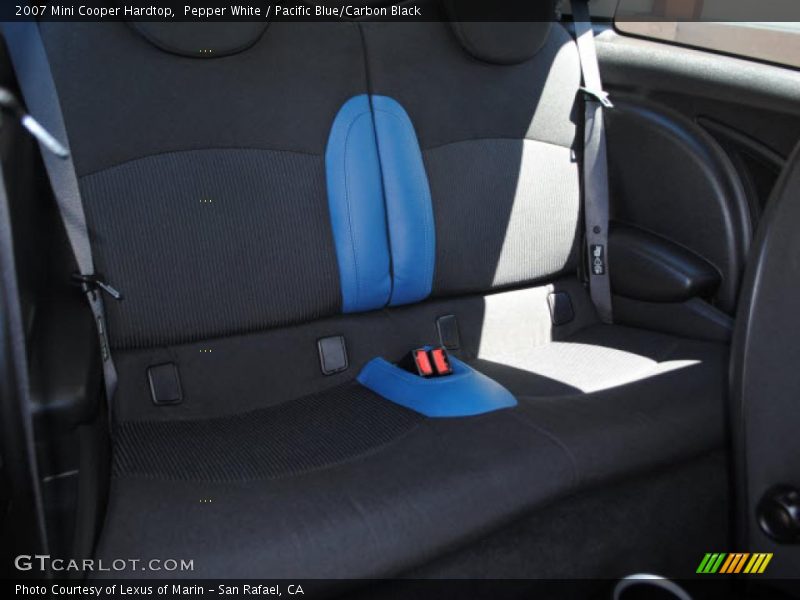 Pepper White / Pacific Blue/Carbon Black 2007 Mini Cooper Hardtop