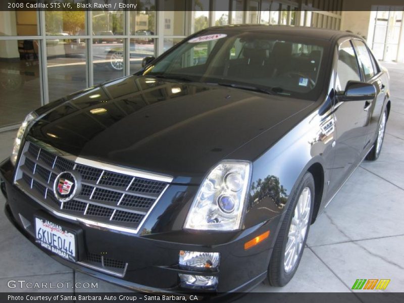 Black Raven / Ebony 2008 Cadillac STS V6