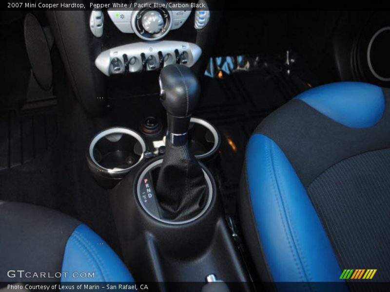 Pepper White / Pacific Blue/Carbon Black 2007 Mini Cooper Hardtop