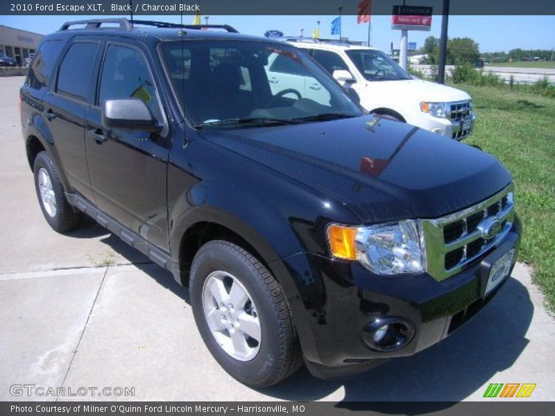 Black / Charcoal Black 2010 Ford Escape XLT