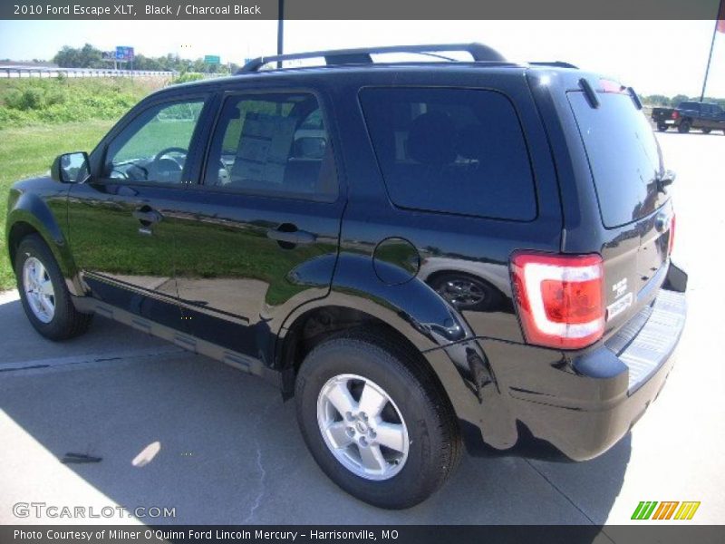 Black / Charcoal Black 2010 Ford Escape XLT