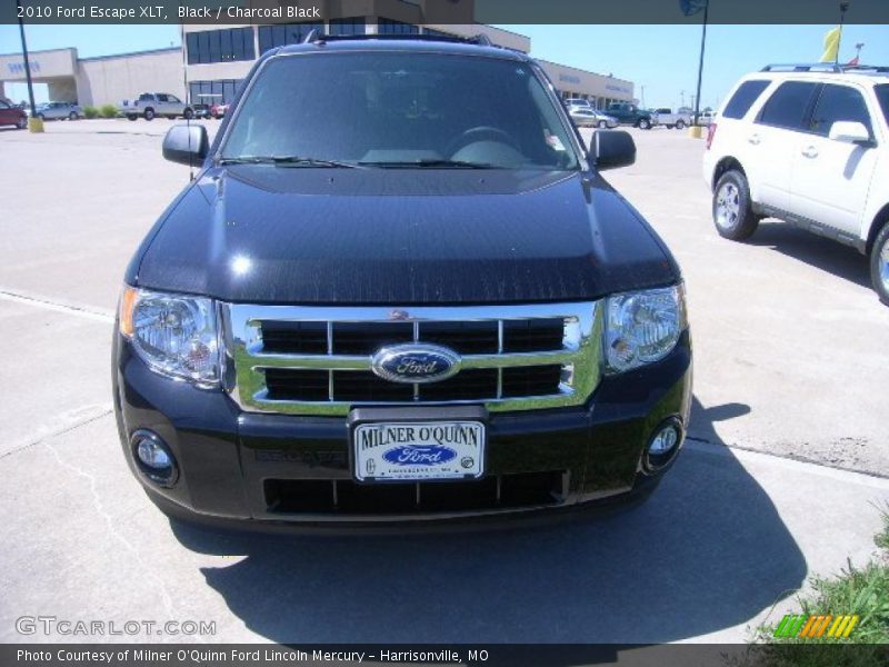 Black / Charcoal Black 2010 Ford Escape XLT