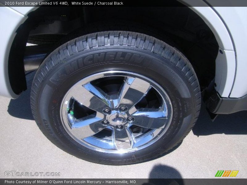 White Suede / Charcoal Black 2010 Ford Escape Limited V6 4WD