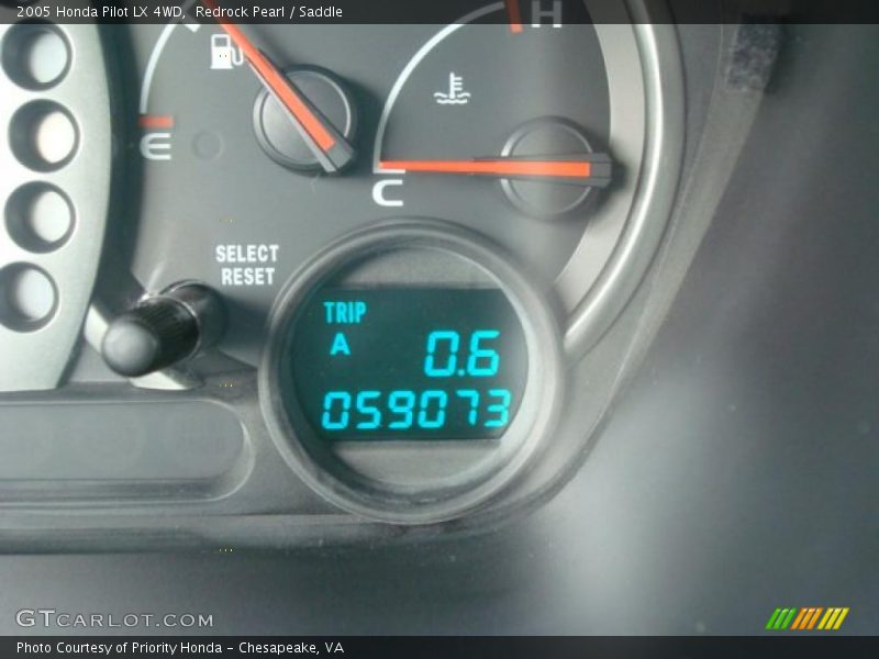 Redrock Pearl / Saddle 2005 Honda Pilot LX 4WD