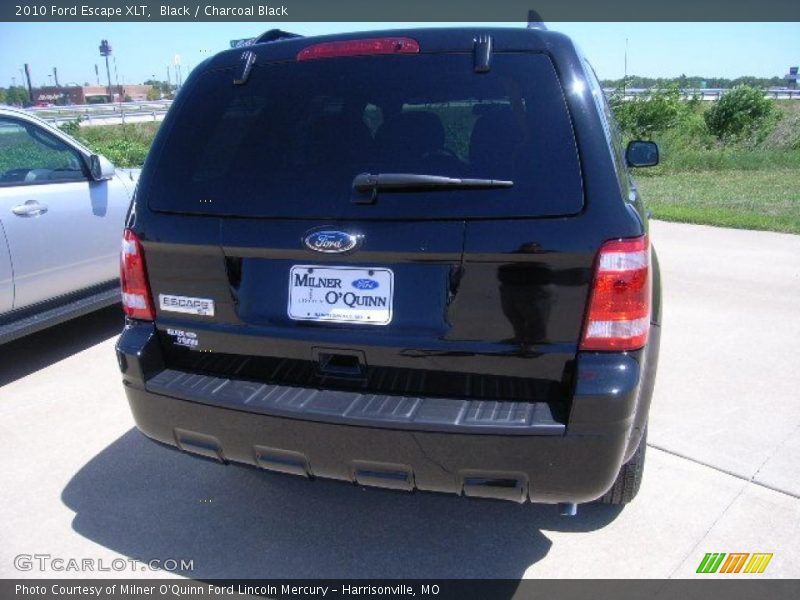 Black / Charcoal Black 2010 Ford Escape XLT