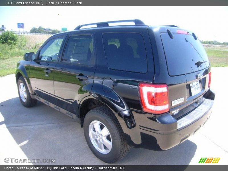 Black / Charcoal Black 2010 Ford Escape XLT