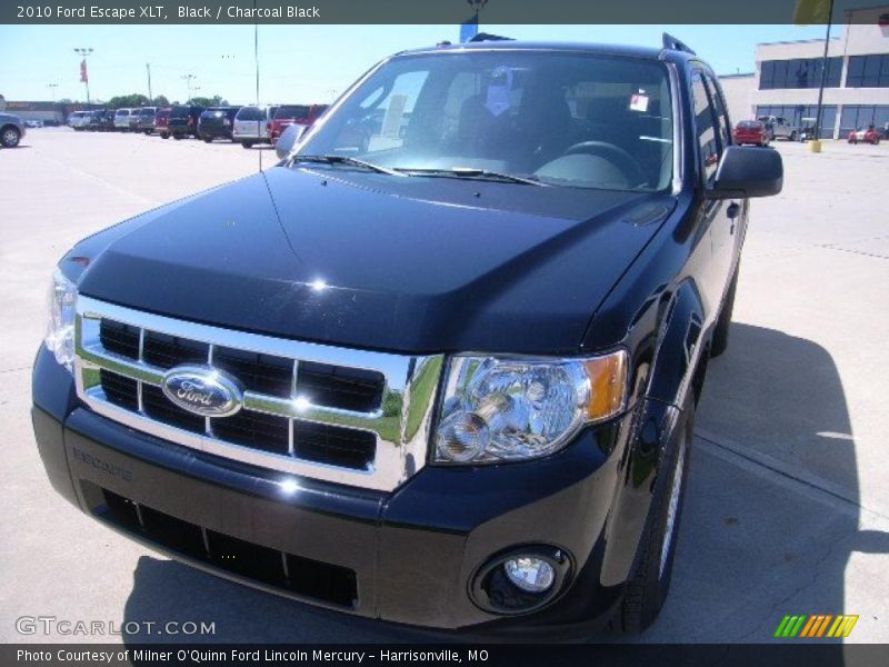 Black / Charcoal Black 2010 Ford Escape XLT