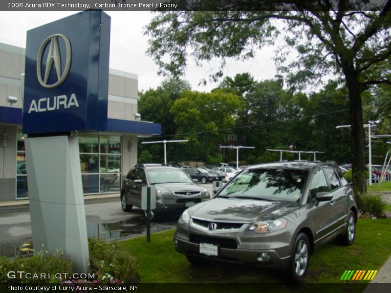 Carbon Bronze Pearl / Ebony 2008 Acura RDX Technology