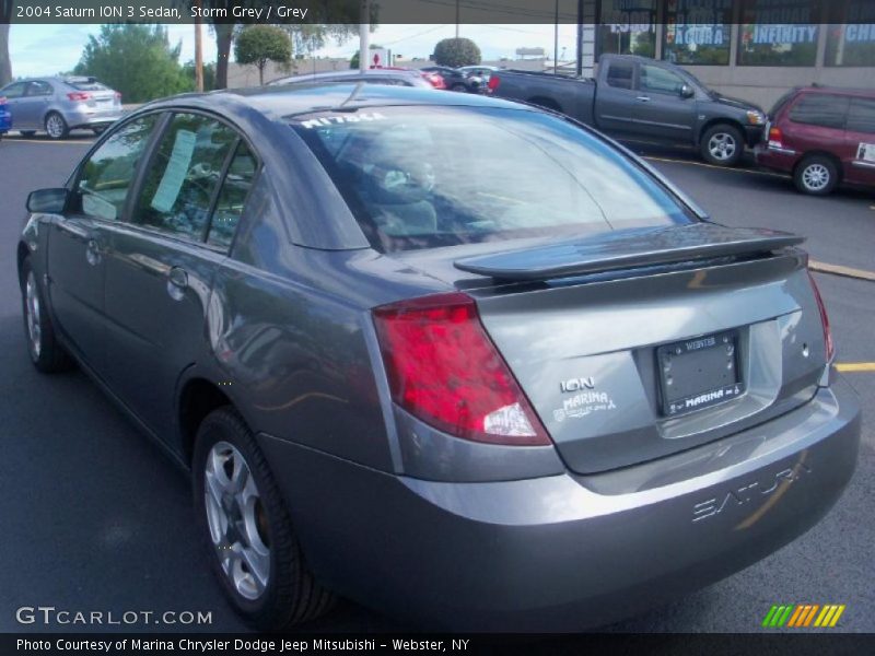 Storm Grey / Grey 2004 Saturn ION 3 Sedan